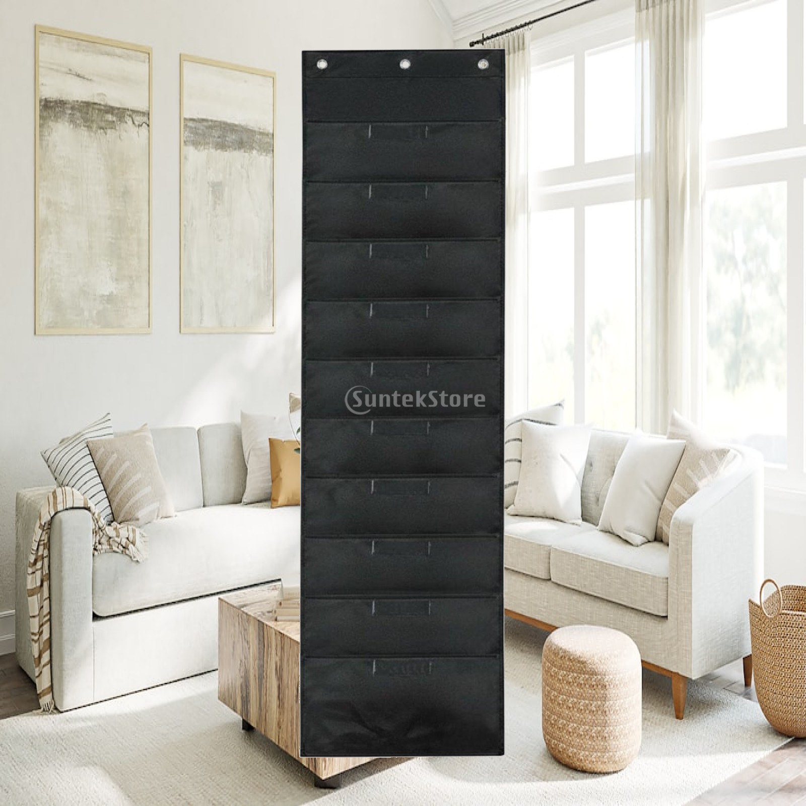 Wall Organizer Pocket - منظم معلق للحائط بـ 10 جيوب