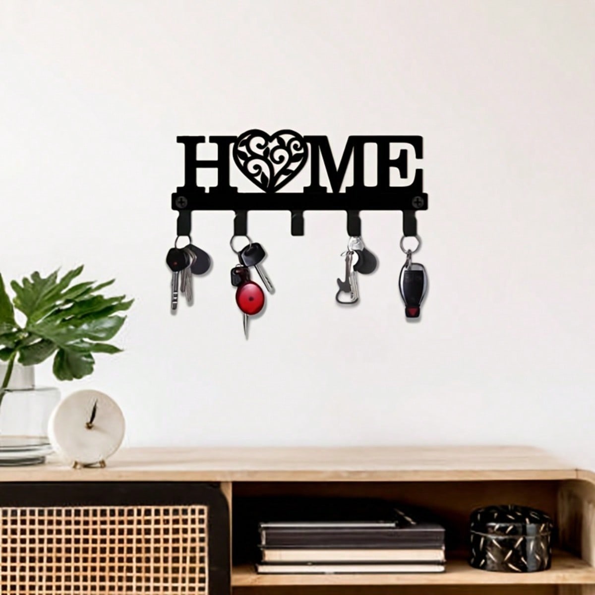 Wall Organizer Pocket - حامل مفاتيح متعدد الوظائف يثبت على