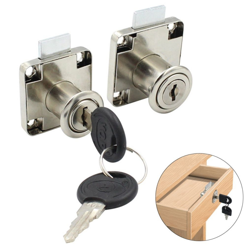 Office Furniture Hardware - قفل درج من سبائك الزنك مضاد