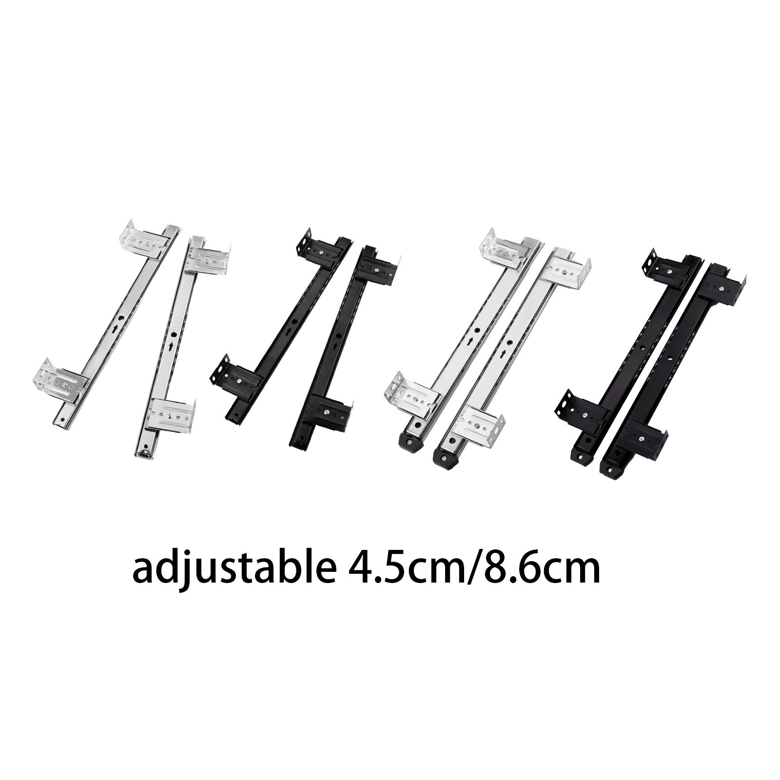 Office Furniture Hardware - رف لوحة مفاتيح منزلق معدني، أجهزة