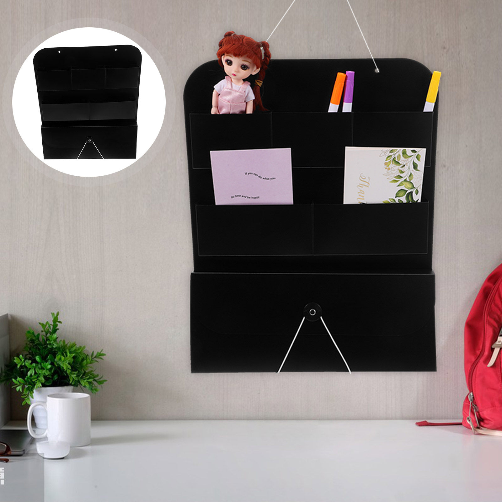 Wall Organizer Pocket - منظم ملفات معلق على الحائط من