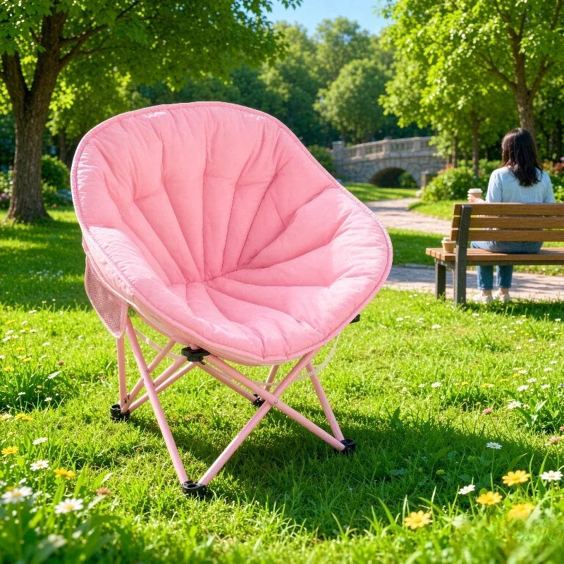 Visitor Chair Padded - كرسي تخييم قابل للطي مبطن وكبير