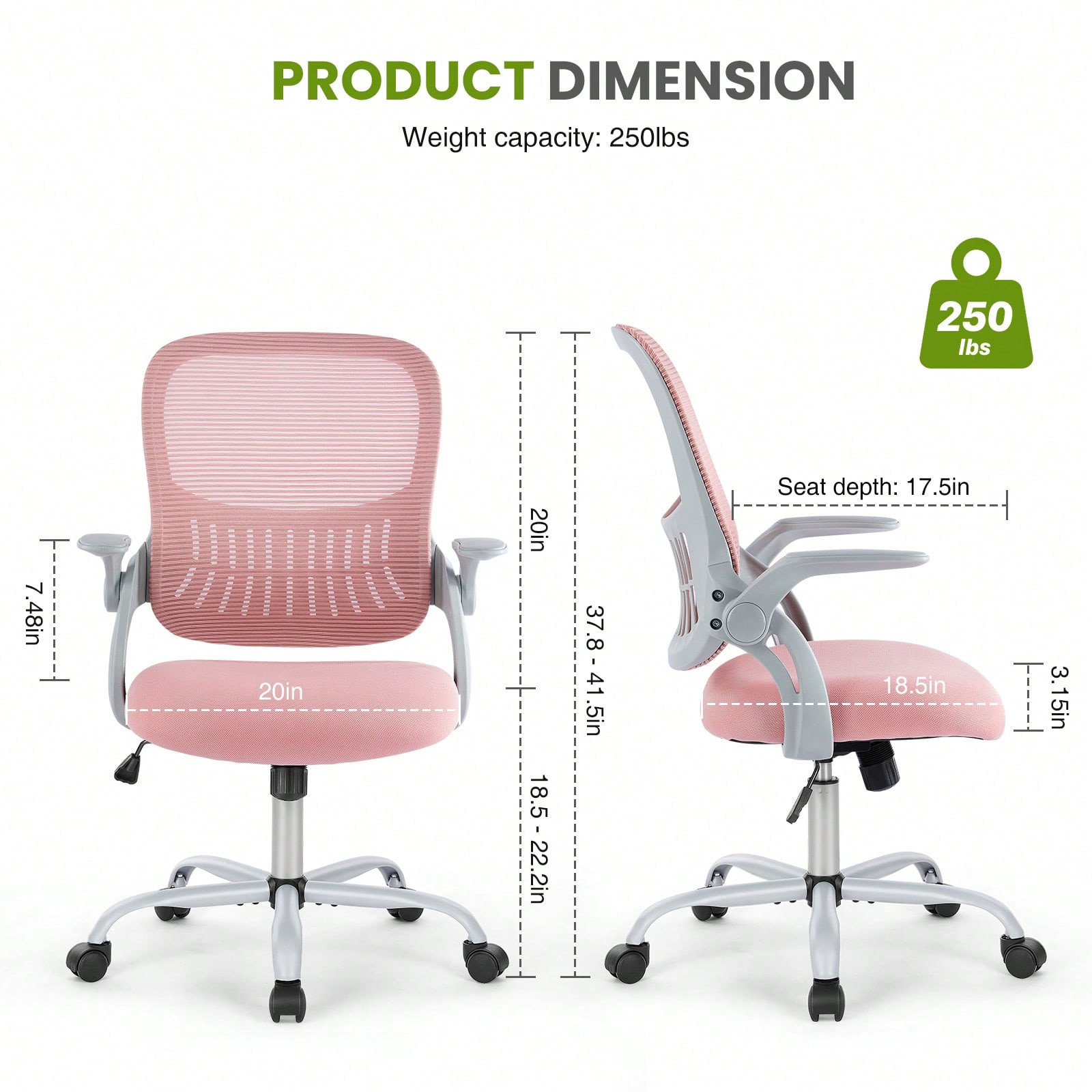 كرسي مكتب، كرسي مكتب منزلي مري - مراجعة Task Chair Mid Back وسعره
