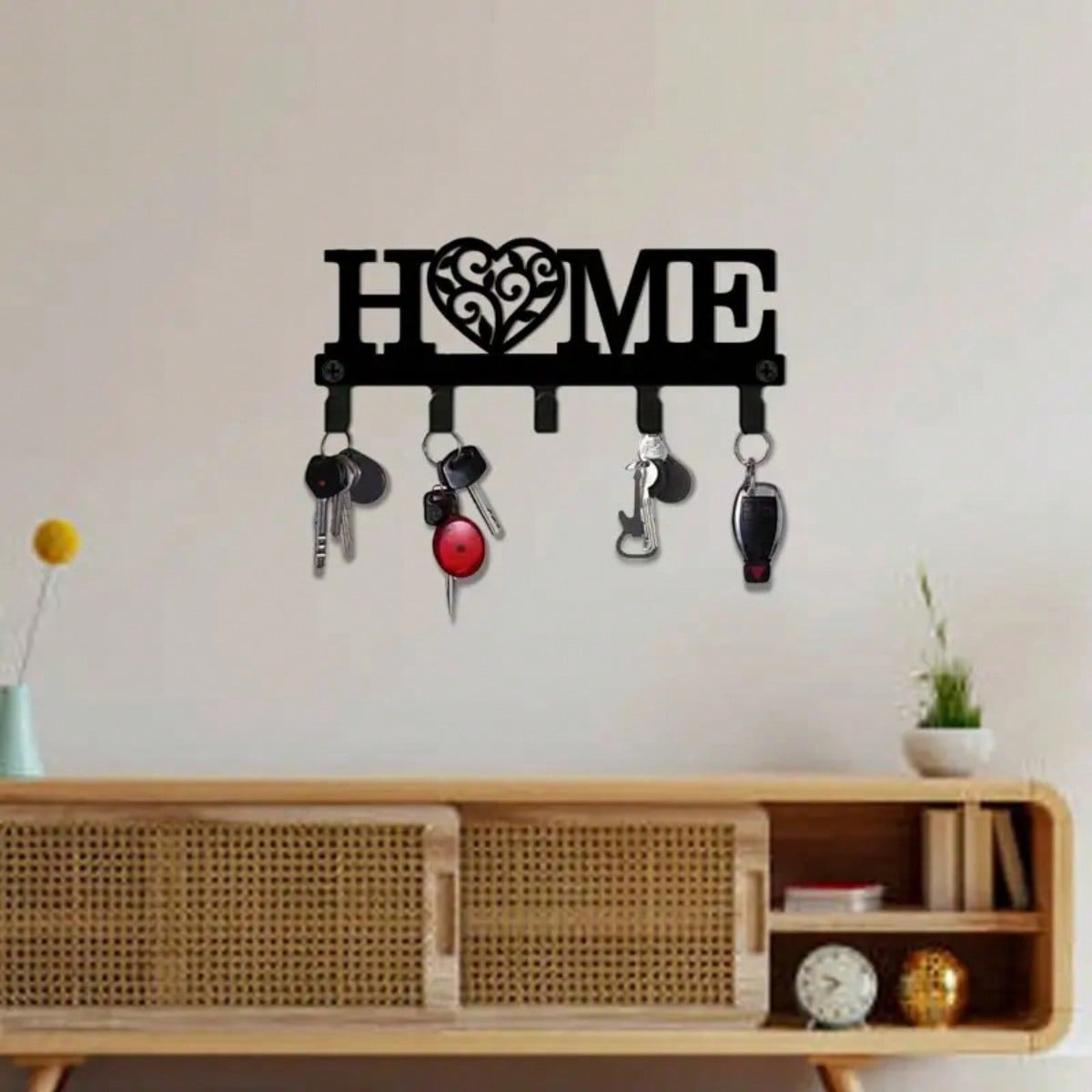 حامل مفاتيح متعدد الوظائف يثبت - مراجعة Wall Organizer Pocket وسعره