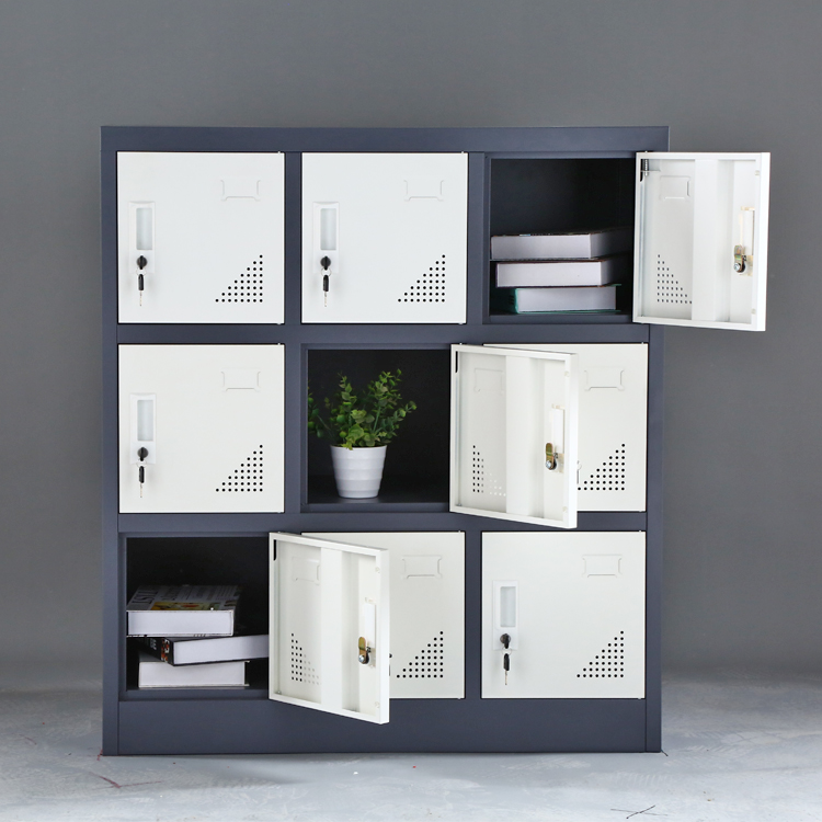 خزانة معدنية بـ 9 أبواب لتخزين - مراجعة Locker Storage Metal وسعره