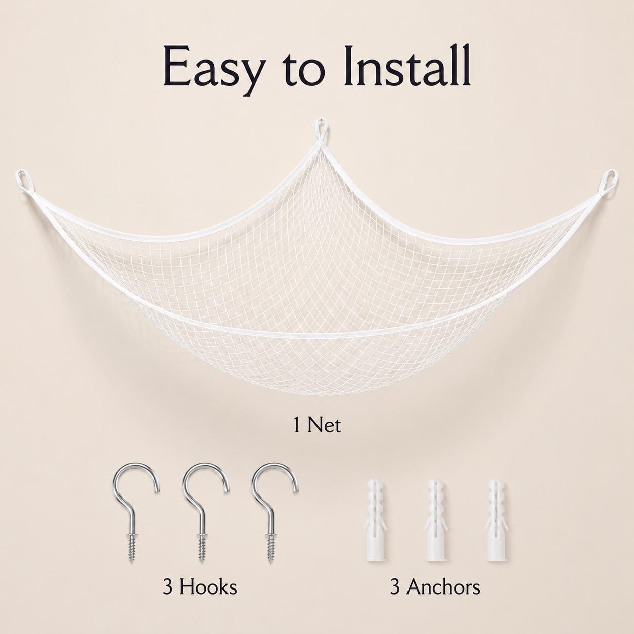 شبكة تخزين ألعاب معلقة، منظم ل - مراجعة Wall Organizer Pocket وسعره