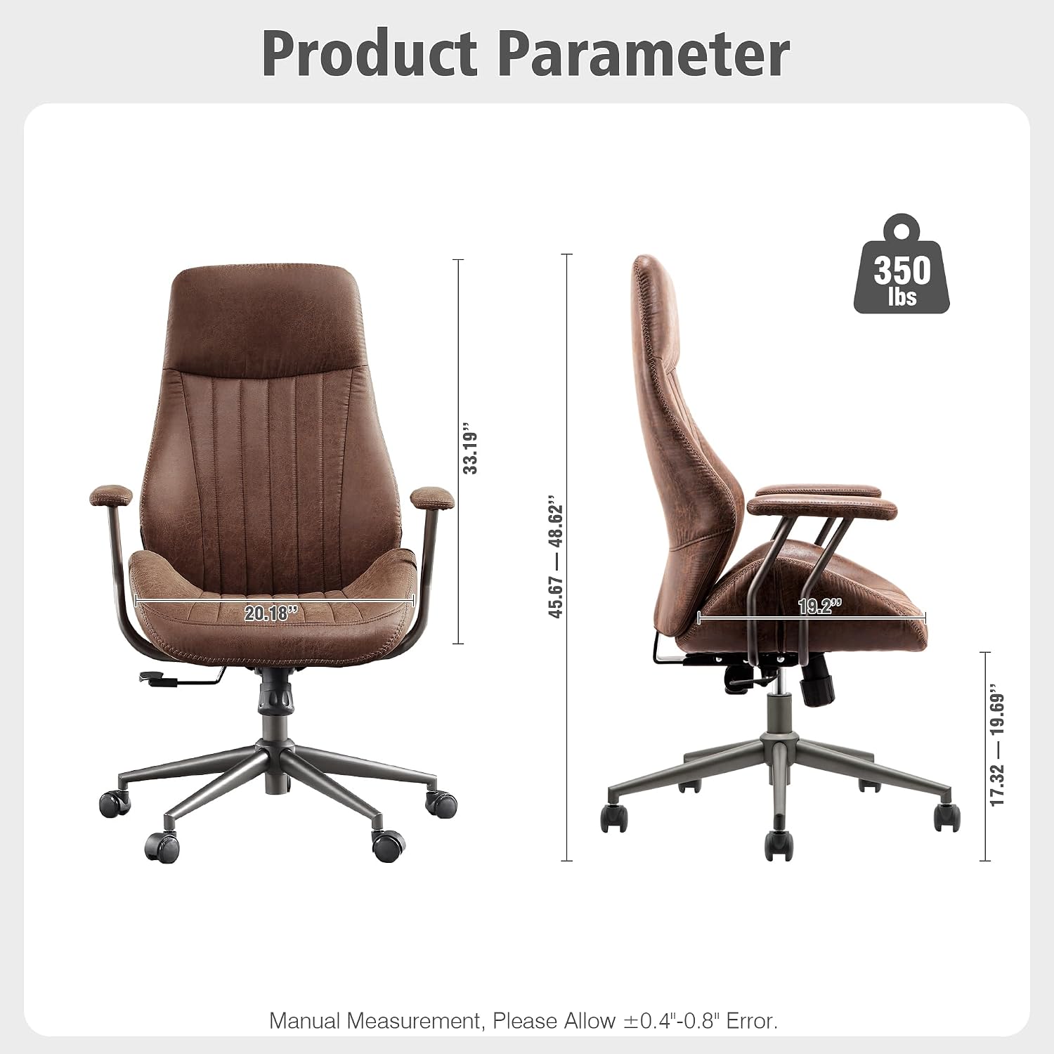 كرسي مكتب عصري بظهر مرتفع ومري - مراجعة Task Chair Mid Back وسعره