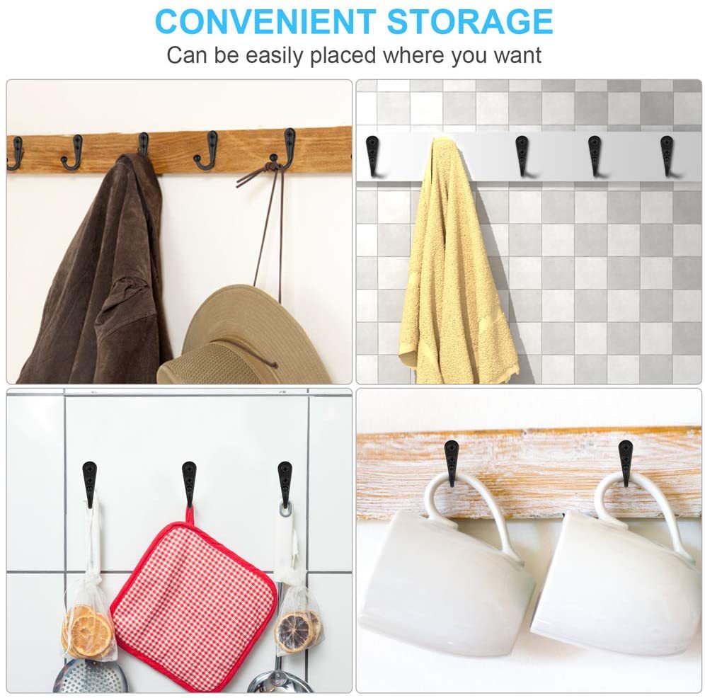 10 قطع خطافات تعليق جدارية معد - مراجعة Wall Organizer Pocket وسعره