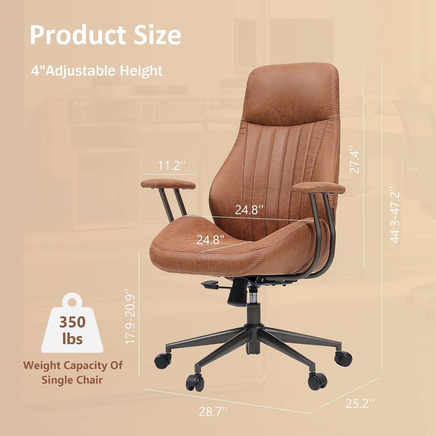 كرسي مكتب منزلي بظهر مرتفع، كر - مراجعة Task Chair Mid Back وسعره