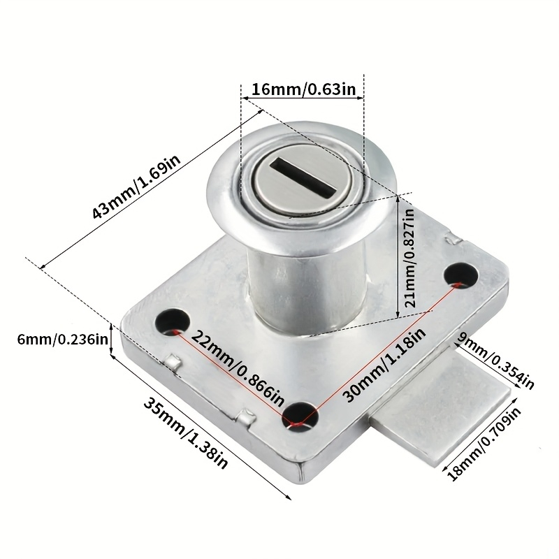 قفل درج الخزانة، أقفال كام للخ - مراجعة Office Furniture Hardware وسعره
